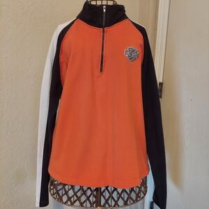 Harley Davidson ladies zip up sweatshirt, XL.